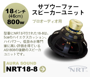 TuE[t@[Xs[J[jbg AURASOUND NRT18-8