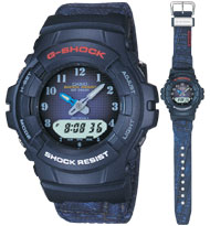 JVI G-SHOCK/DENIM SPIRITS G-100ND-2B2JF